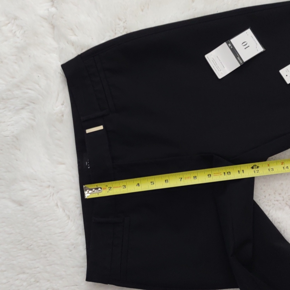White House Black Market Black Slim Crop Pants, Size 10. - Picture 12 of 16